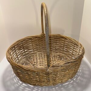 Charming Woven Basket with Handle
